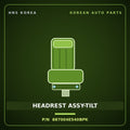 Genuine Mobis HEADREST ASSY-TILT 887004E540BPK for Bongo 2020 HNS Parts Korea