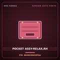 Genuine Mobis POCKET ASSY-RELAX,RH 884903B650PGA for Equus 2001 HNS Parts Korea
