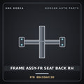 Genuine Mobis FRAME ASSY-FR SEAT BACK RH 88410A9130 for Carnival 2014 HNS Parts Korea