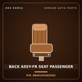 Genuine Mobis BACK ASSY-FR SEAT PASSENGER 884013V302XAC for Grandeur 2015 HNS Parts Korea