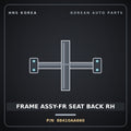 Genuine Mobis FRAME ASSY-FR SEAT BACK RH 88410AA660 for Avante 2020 HNS Parts Korea