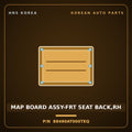Genuine Mobis MAP BOARD ASSY-FRT SEAT BACK,RH 88490AT000TEQ for Niro 2021 HNS Parts Korea