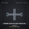 Genuine Mobis FRAME ASSY-FR SEAT BACK RH 88410AR170LEG for Genesis GV70 2021 HNS Parts Korea