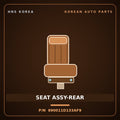 Genuine Mobis SEAT ASSY-REAR 890011D133AF9 for Carens 2006 HNS Parts Korea
