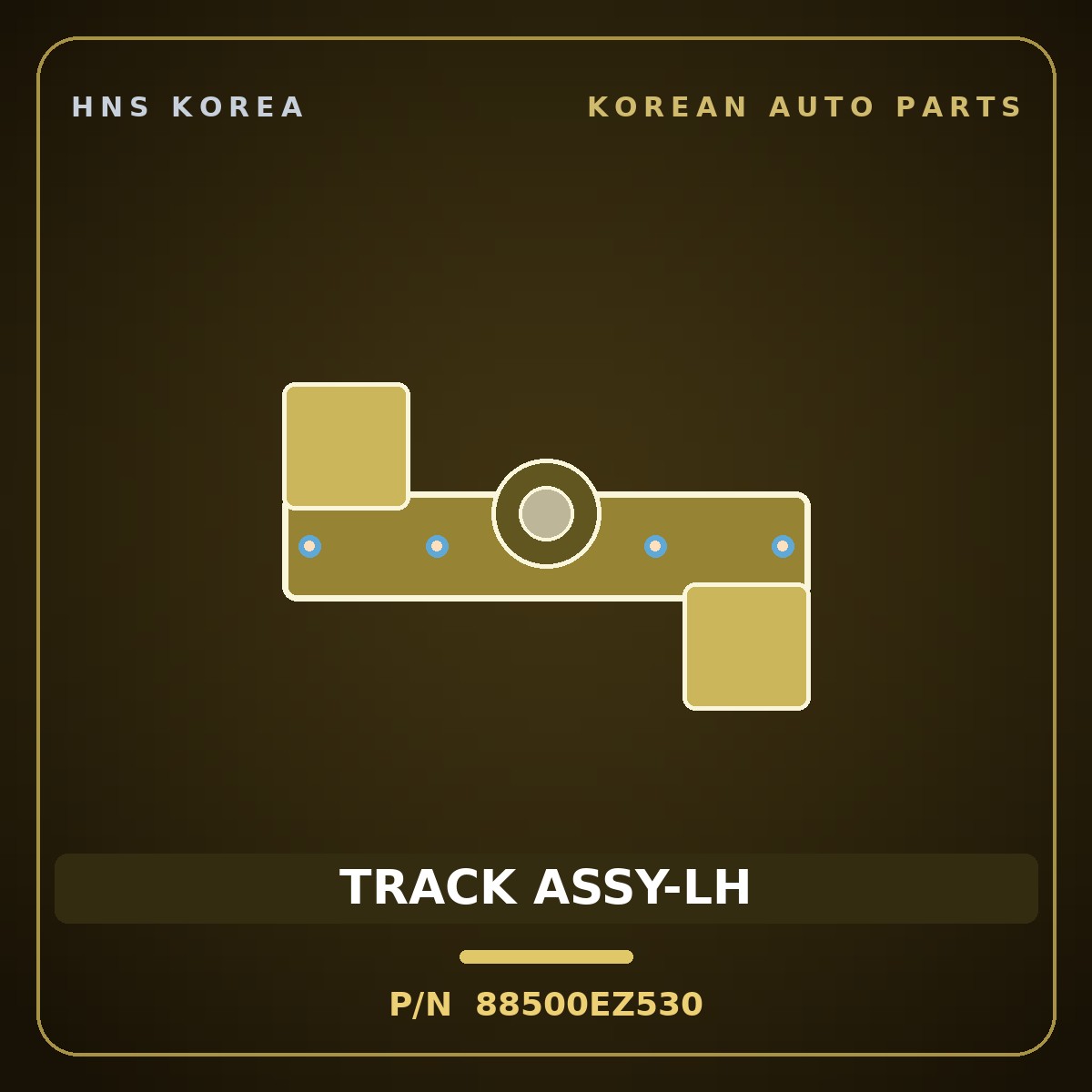 Genuine Mobis TRACK ASSY-LH 88500EZ530 for EV4 2024 HNS Parts Korea