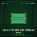 Genuine Mobis PAD ASSY-FR SEAT BACK PASSENGE 88450C1110 for Sonata 2014 HNS Parts Korea