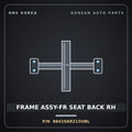 Genuine Mobis FRAME ASSY-FR SEAT BACK RH 88410AR215UBL for Genesis GV70 2024 HNS Parts Korea