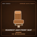 Genuine Mobis HEADREST ASSY-FRONT SEAT 88700K2350XDZ for Venue 2019 HNS Parts Korea