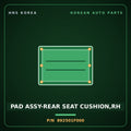 Genuine Mobis PAD ASSY-REAR SEAT CUSHION,RH 892501F000 for Sportage 2004 HNS Parts Korea