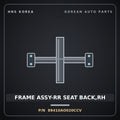 Genuine Mobis FRAME ASSY-RR SEAT BACK,RH 89410AO020CCV for Niro 2022 HNS Parts Korea