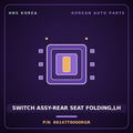 Genuine Mobis SWITCH ASSY-REAR SEAT FOLDING,LH 89147T6000RGR for Genesis GV80 2020 HNS Parts Korea