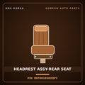 Genuine Mobis HEADREST ASSY-REAR SEAT 897001E002QFY for Verna 2006 HNS Parts Korea
