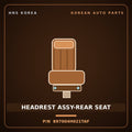 Genuine Mobis HEADREST ASSY-REAR SEAT 897004H021TAF for Grand Starex 2007 HNS Parts Korea