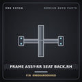 Genuine Mobis FRAME ASSY-RR SEAT BACK,RH 89600AR000UGD for Genesis GV70 2021 HNS Parts Korea