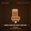 Genuine Mobis BACK ASSY-RR SEAT SIDE RH 894803F610713 for Opirus 2006 HNS Parts Korea