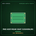 Genuine Mobis PAD ASSY-REAR SEAT CUSHION,RH 892503N511 for Equus 2008 HNS Parts Korea