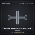 Genuine Mobis FRAME ASSY-RR SEAT BACK,RH 89600AR200NNB for Genesis GV70 2021 HNS Parts Korea
