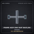 Genuine Mobis FRAME ASSY-2ND SEAT BACK,RH 89410B8300VGD for Maxcruz 2016 HNS Parts Korea