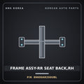Genuine Mobis FRAME ASSY-RR SEAT BACK,RH 89600AR200UBL for Genesis GV70 2021 HNS Parts Korea