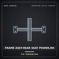 Genuine Mobis FRAME ASSY-REAR SEAT POWER,RH 89600B1500 for Genesis 2014 HNS Parts Korea