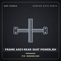 Genuine Mobis FRAME ASSY-REAR SEAT POWER,RH 89600B1560 for G80 2016 HNS Parts Korea