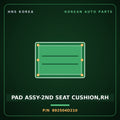 Genuine Mobis PAD ASSY-2ND SEAT CUSHION,RH 892504D210 for Carnival 2005 HNS Parts Korea