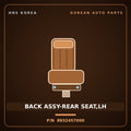 Genuine Mobis BACK ASSY-REAR SEAT,LH 8932457000 for Aerotown 2008 HNS Parts Korea