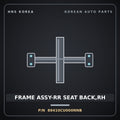 Genuine Mobis FRAME ASSY-RR SEAT BACK,RH 89410CU000NNB for Genesis GV60 2021 HNS Parts Korea