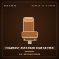 Genuine Mobis HEADREST ASSY-REAR SEAT CENTER 89700A3030DB6 for Ray 2011 HNS Parts Korea