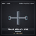 Genuine Mobis FRAME ASSY-4TH SEAT 89105A9170 for Carnival 2014 HNS Parts Korea
