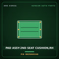Genuine Mobis PAD ASSY-2ND SEAT CUSHION,RH 89250GO240 for IONIQ 2024 HNS Parts Korea
