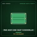Genuine Mobis PAD ASSY-2ND SEAT CUSHION,LH 891062J000 for Mohave 2007 HNS Parts Korea
