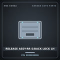 Genuine Mobis RELEASE ASSY-RR S/BACK LOCK LH 8933038200 for Optima 1999 HNS Parts Korea