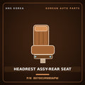 Genuine Mobis HEADREST ASSY-REAR SEAT 897001M980APW for Forte 2008 HNS Parts Korea