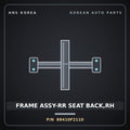 Genuine Mobis FRAME ASSY-RR SEAT BACK,RH 89410F2110 for Elantra 2016 HNS Parts Korea