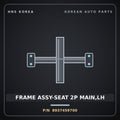 Genuine Mobis FRAME ASSY-SEAT 2P MAIN,LH 8937459700 for Solati 2014 HNS Parts Korea