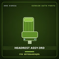 Genuine Mobis HEADREST ASSY-3RD 89700A4830JFA for Carens 2012 HNS Parts Korea