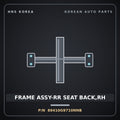 Genuine Mobis FRAME ASSY-RR SEAT BACK,RH 89410G9710NNB for G70 2021 HNS Parts Korea