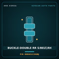 Genuine Mobis BUCKLE-DOUBLE RR S/BELT,RH 898401C200BJ for Click 2002 HNS Parts Korea