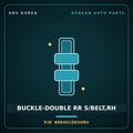Genuine Mobis BUCKLE-DOUBLE RR S/BELT,RH 898401D030RU for Carens 2006 HNS Parts Korea