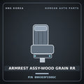 Genuine Mobis ARMREST ASSY-WOOD GRAIN RR 899303F330GC for Opirus 2003 HNS Parts Korea