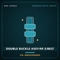 Genuine Mobis DOUBLE BUCKLE ASSY-RR S/BELT 898302E000DD for Tucson 2004 HNS Parts Korea