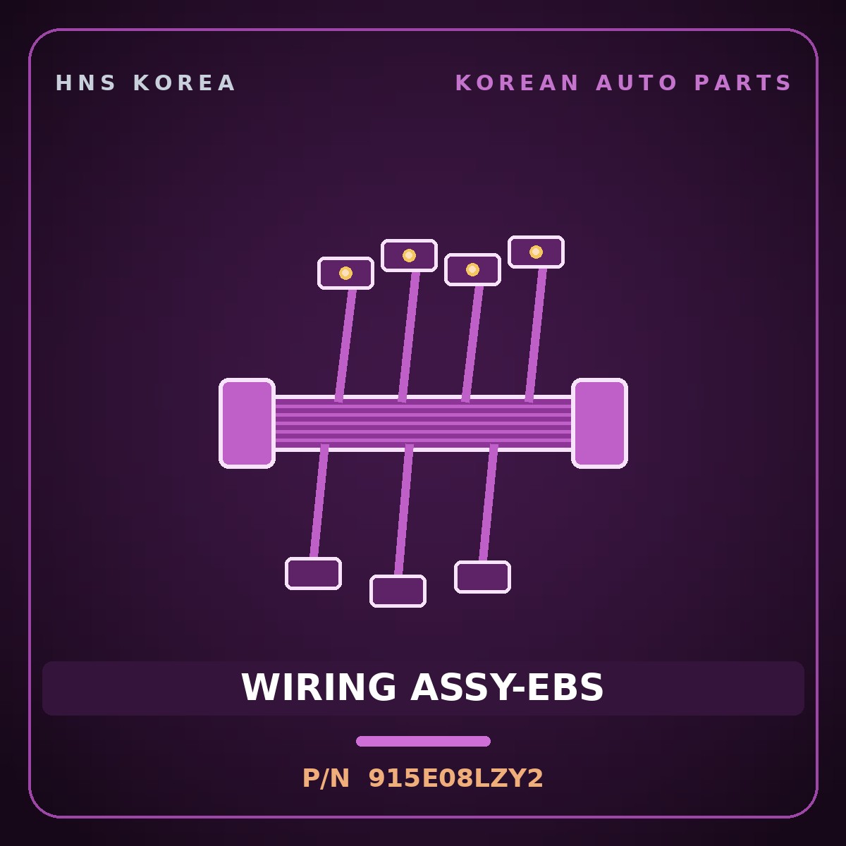 Genuine Mobis WIRING ASSY-EBS 915E08LZY2 for Aero City 2020 HNS Parts Korea
