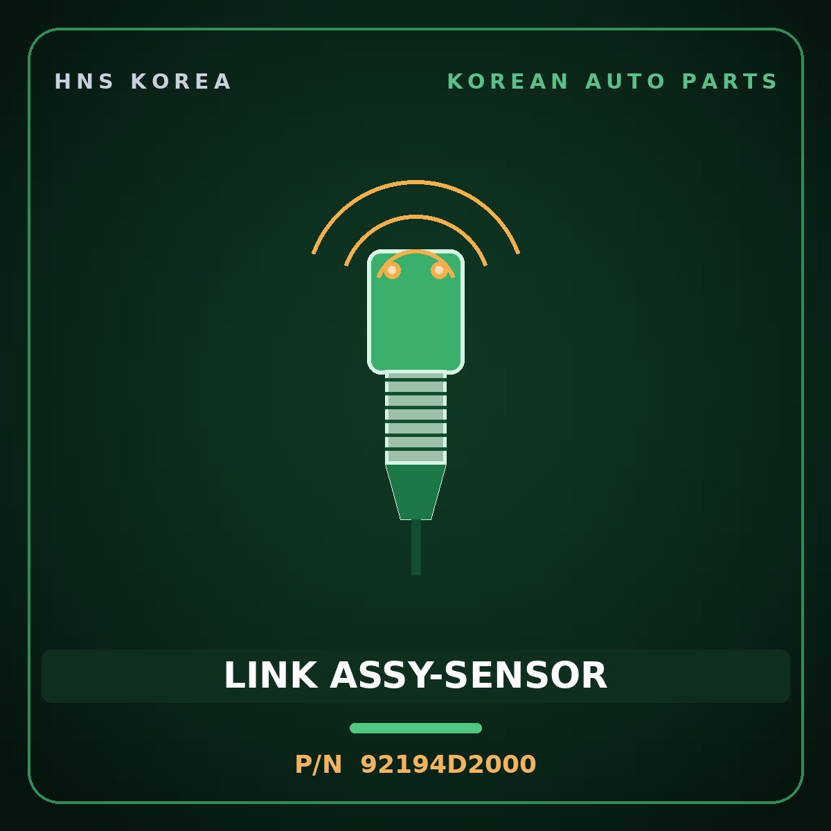 Genuine Mobis LINK ASSY-SENSOR 92194D2000 for EV6 2016 HNS Parts Korea