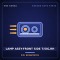 Genuine Mobis LAMP ASSY-FRONT SIDE T/SIG,RH 923047M701 for Mega Truck 2004 HNS Parts Korea