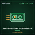 Genuine Mobis LAMP ASSY-FRONT TURN SIGNAL,RH 92304AT500 for Niro 2025 HNS Parts Korea