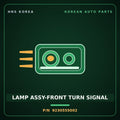 Genuine Mobis LAMP ASSY-FRONT TURN SIGNAL 9230555002 for Aerotown 1998 HNS Parts Korea