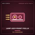 Genuine Mobis LAMP ASSY-FRONT FOG,LH 9220102500 for Atos 2001 HNS Parts Korea
