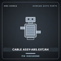 Genuine Mobis CABLE ASSY-ABS.EXT,RH 91921G5500 for Niro 2019 HNS Parts Korea