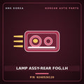 Genuine Mobis LAMP ASSY-REAR FOG,LH 9240526120 for Santa Fe 2000 HNS Parts Korea